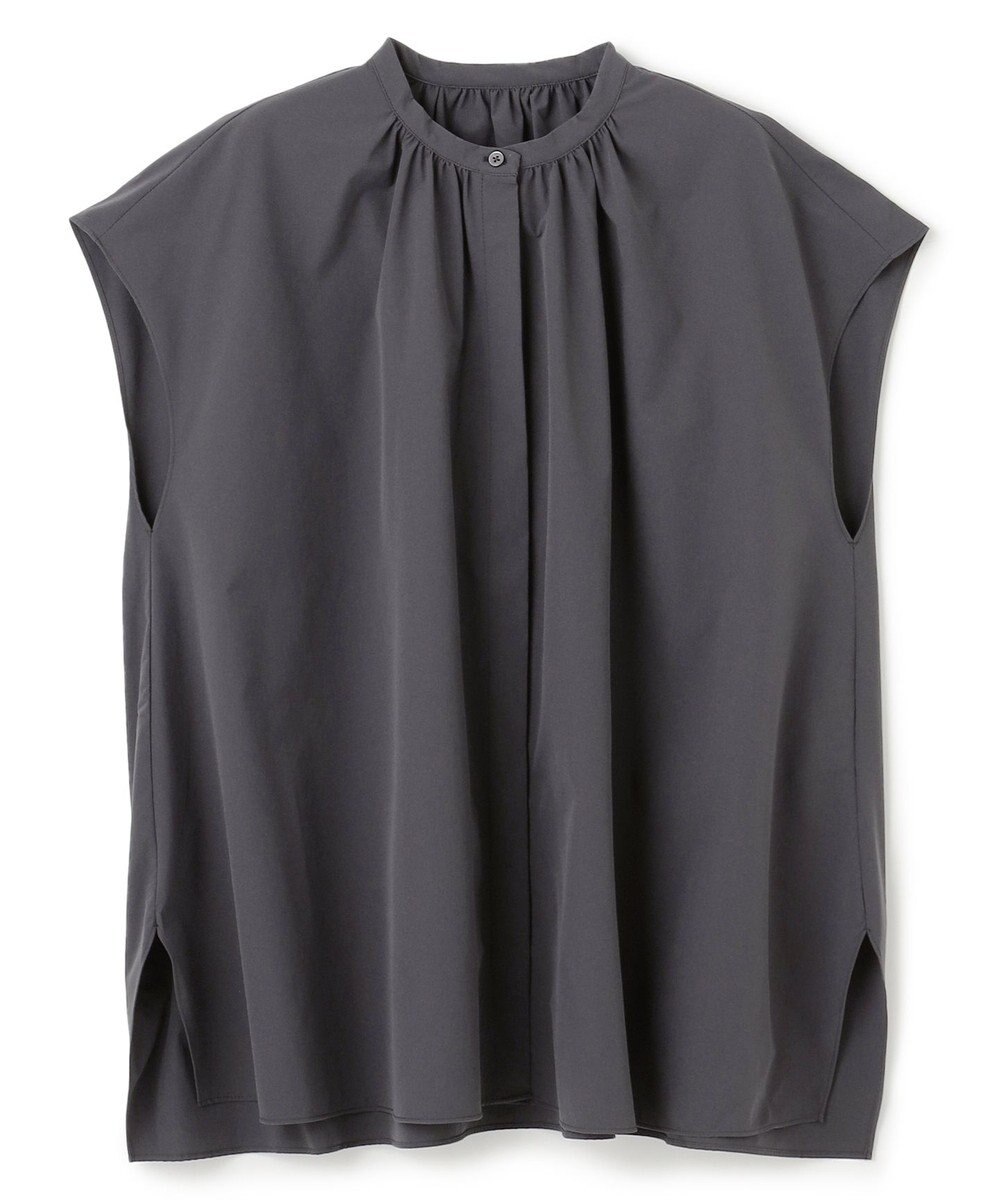 UNFILO FINE MOVE ギャザーブラウス 