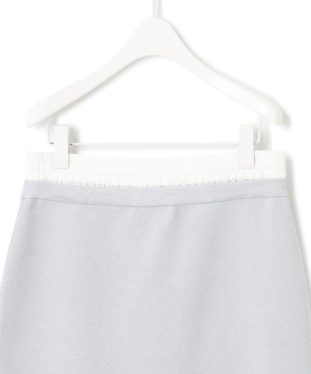 ICB L 【洗える】コットンポリエステルスムース ニットスカート 