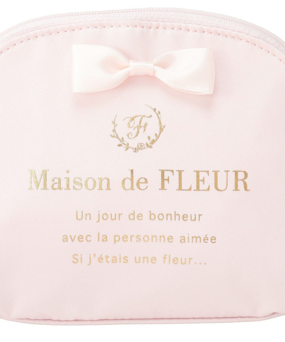 Maison de FLEUR 《セット商品》ダブルリボンギャザートート・ポーチ 