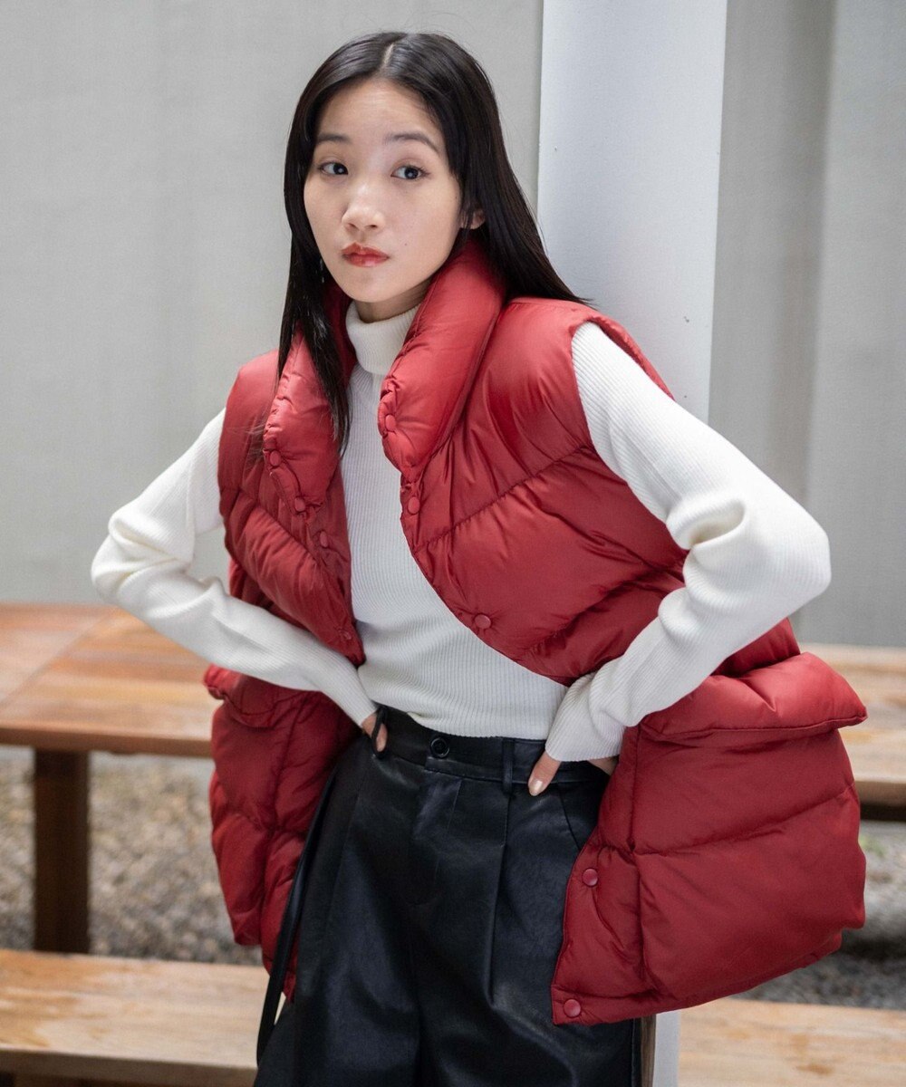 WEGO カラーナイロンパテッドベスト 