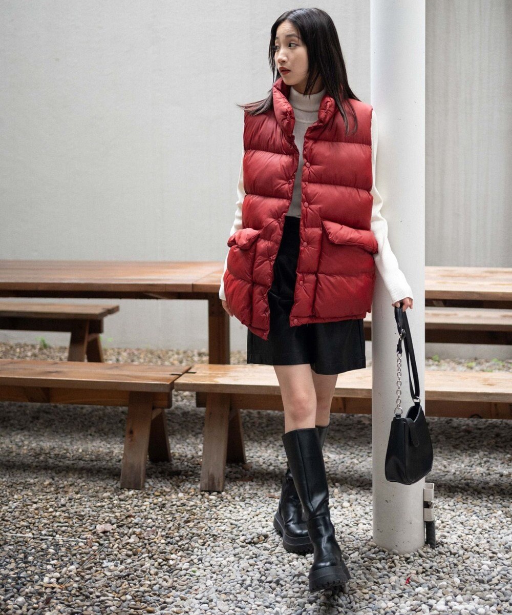 WEGO カラーナイロンパテッドベスト 