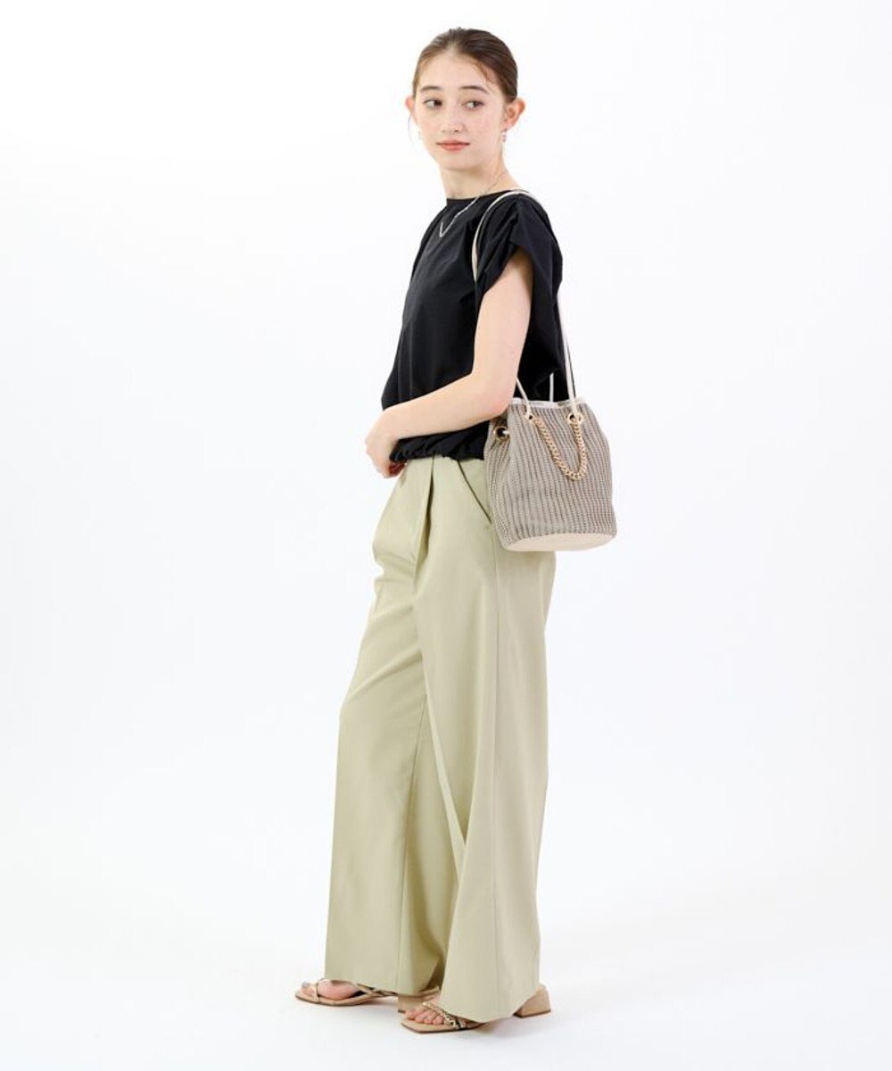 LeSportsac CHAIN CROCHET SM BUCKET/ベージュクロシェ 