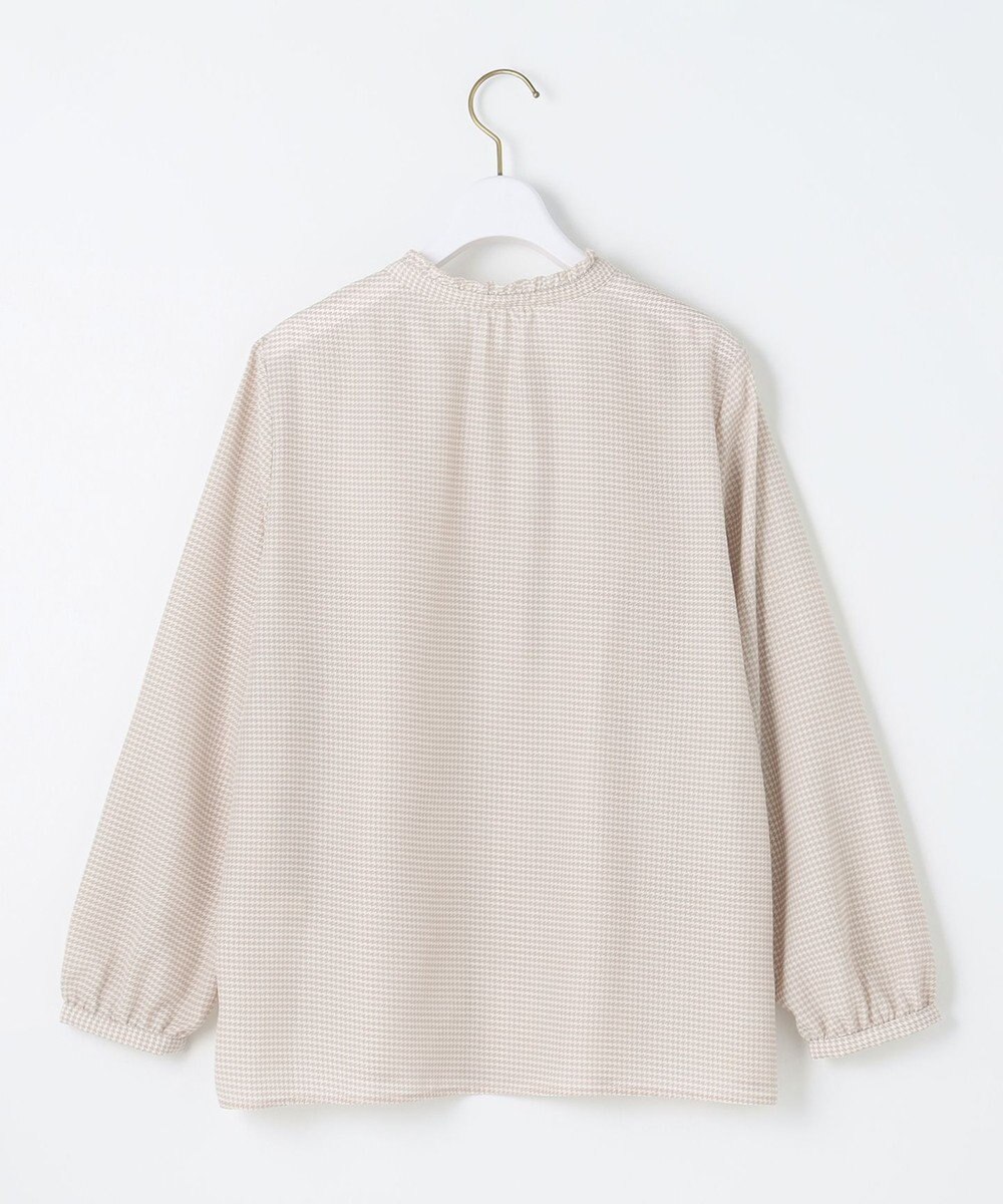 ANY SIS L 【洗える】フリルスタンドピンタック ブラウス 