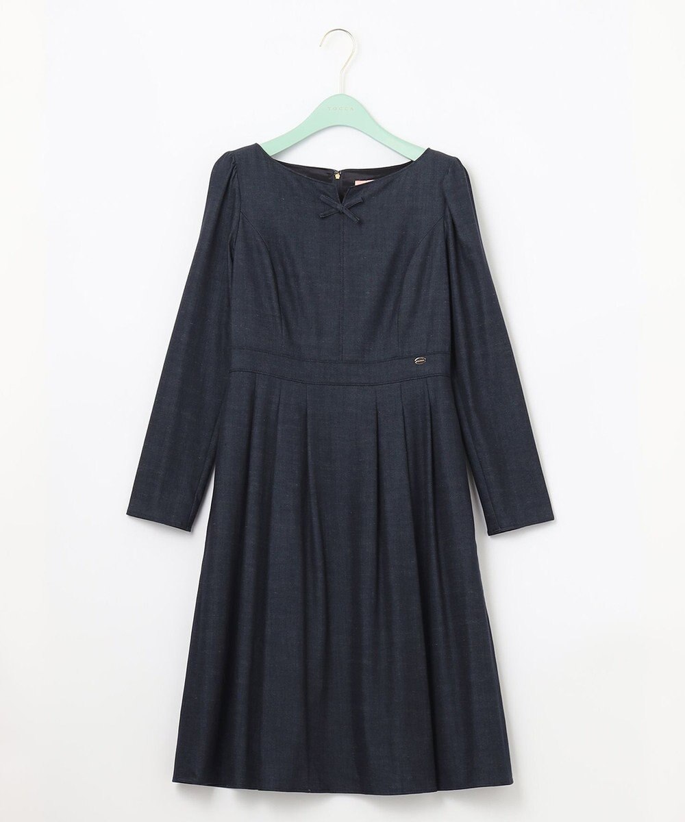TOCCA 【洗える！】BLUE CIEL 長袖ドレス 
