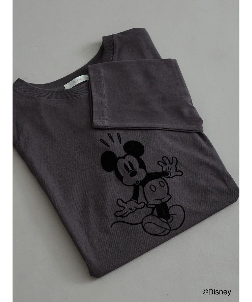 Te chichi 【Disney】ミッキー/フロッキープリントロンT 