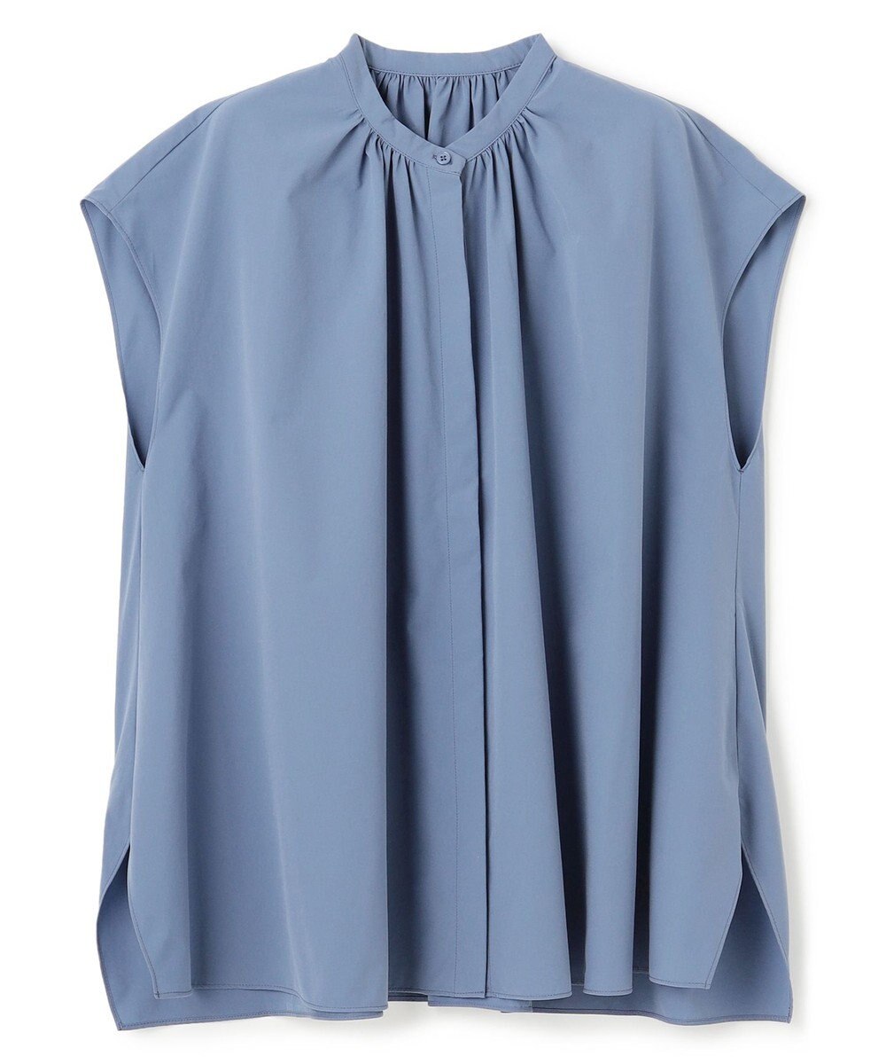 UNFILO FINE MOVE ギャザーブラウス 