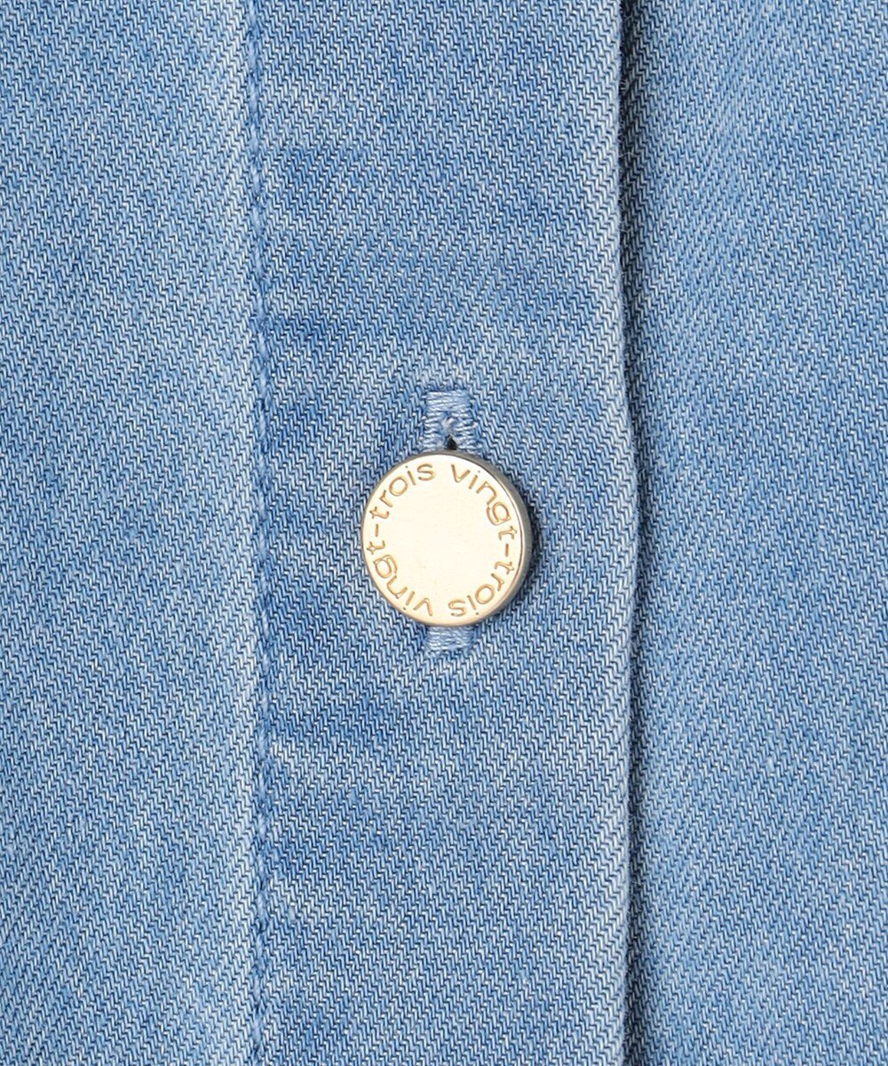 23区 【先行予約】ライトダンガリー デニムショートシャツ 