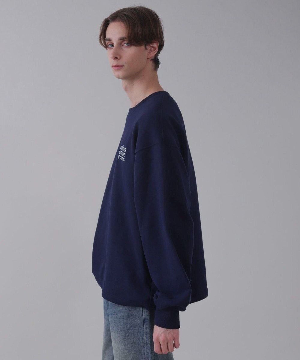 WEGO 【ユニセックス着用ITEM】ショートドロストワンポイント刺繍プルオーバー 