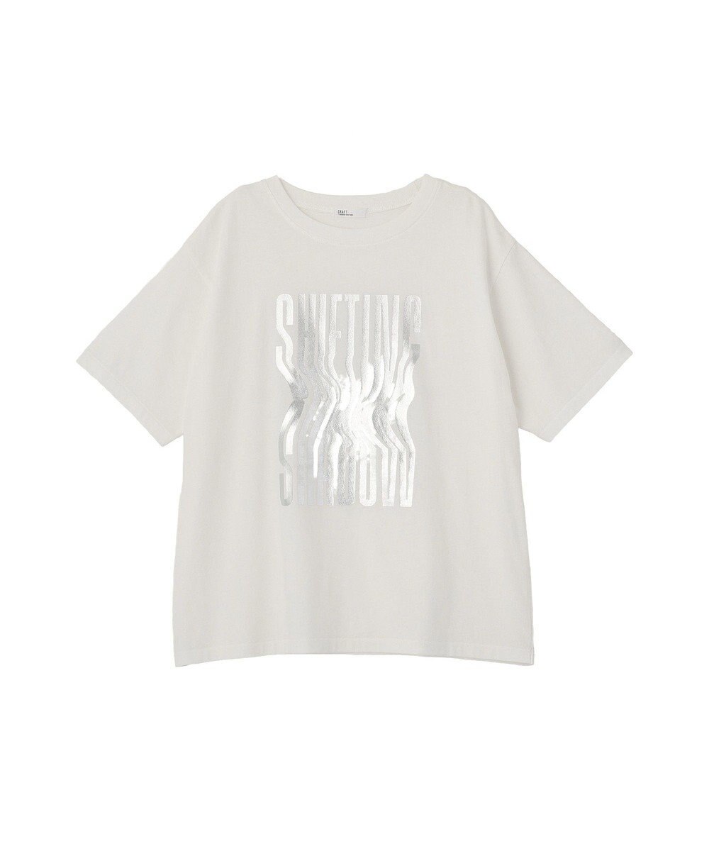 CRAFT STANDARD BOUTIQUE ツイストロゴハーフスリーブTシャツ 