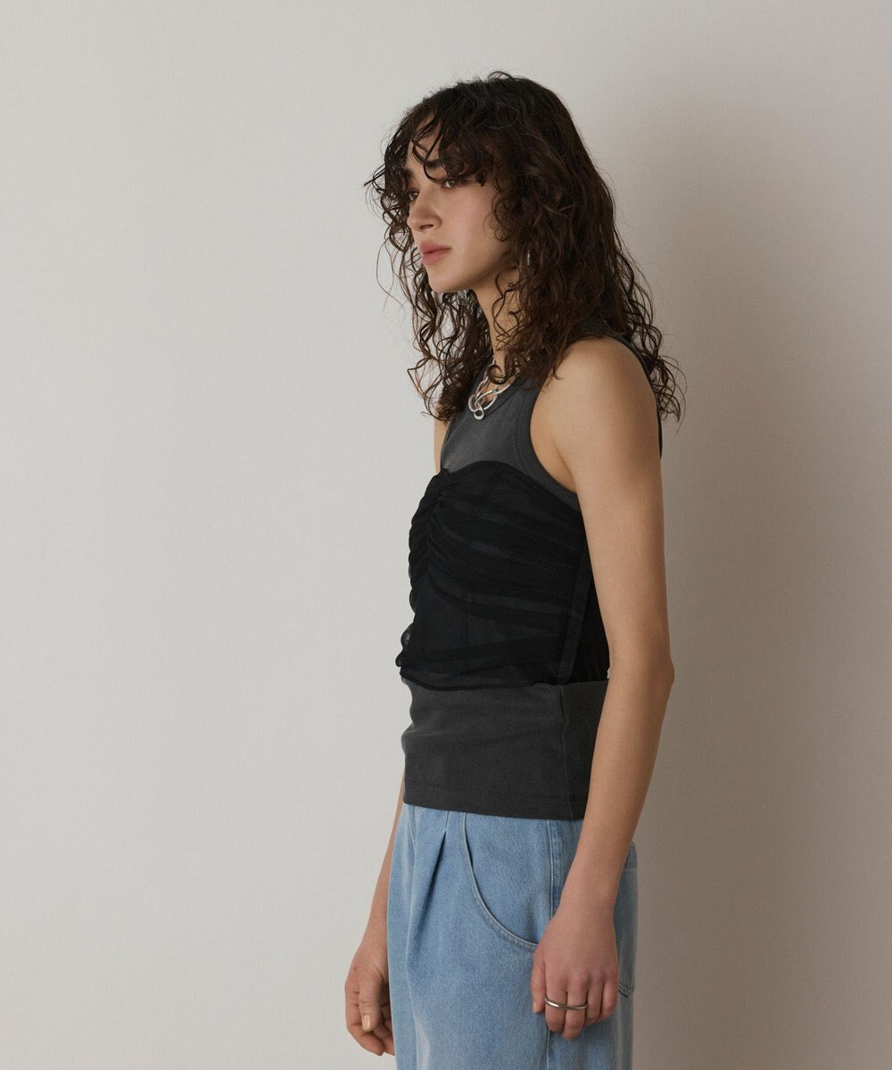 GRACE CONTINENTAL チュールベアトップ 