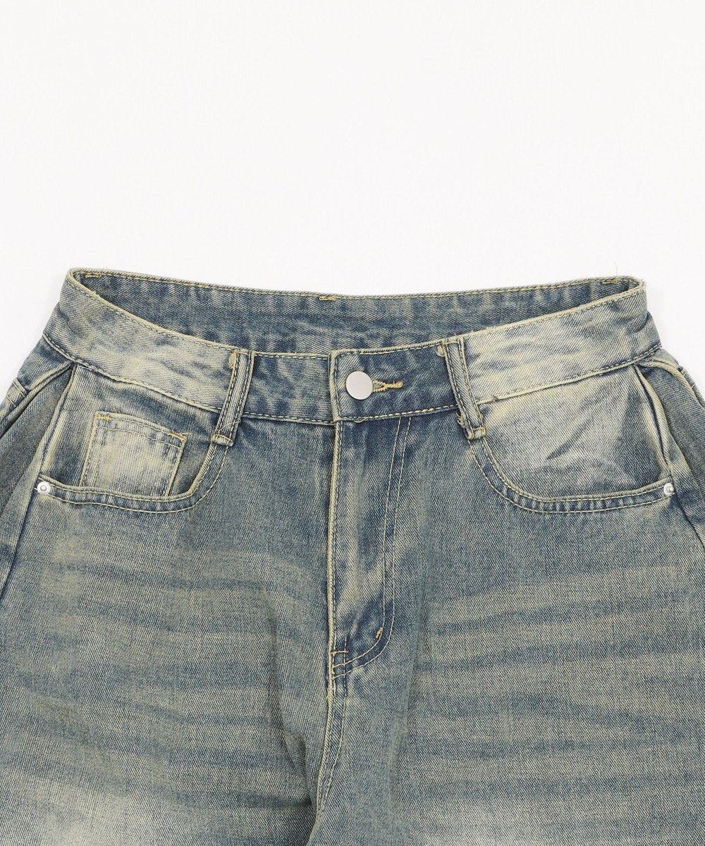 WEGO バギーハーフデニム 