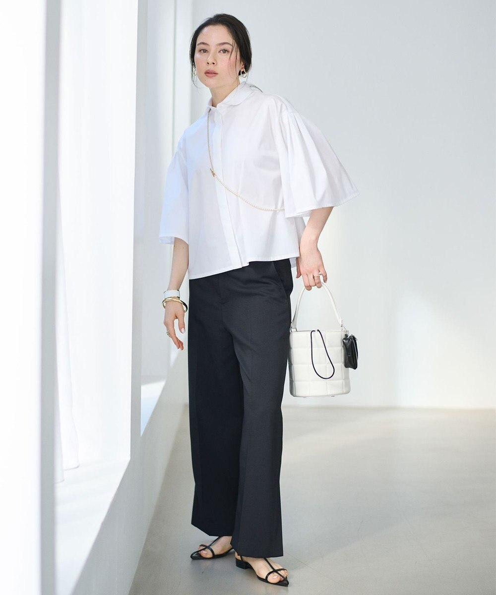 #Newans 【ANSWER for アクセサリーLOVER】ロングスリットワイドパンツ 