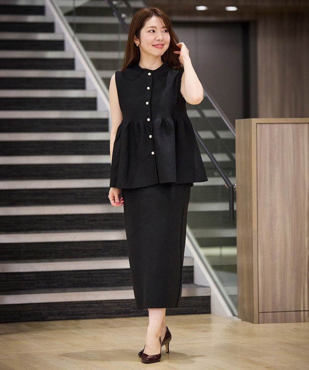 UNFILO 【VERY×UNFILOコラボ】2WAY ペプラムジレ 