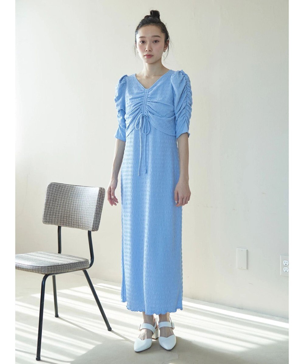 earth music&ecology やわらかカットソーレイヤード見えワンピース 