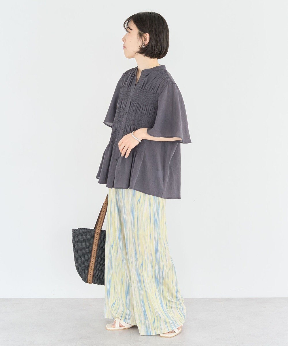 Green Parks ＳＥＴ２点マジョリカシャーリングブラウス＋タンク 