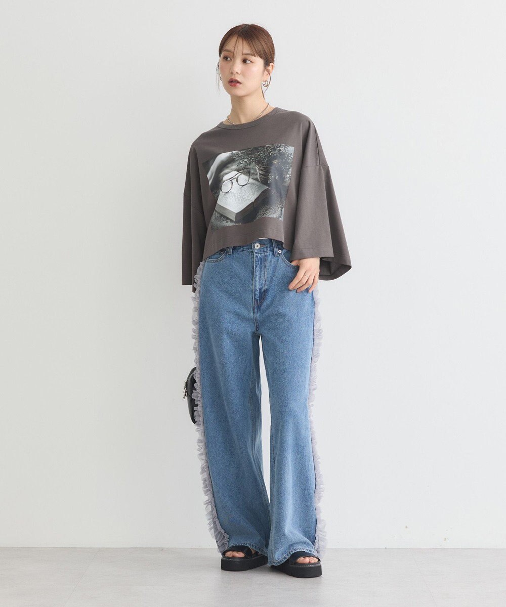 earth music&ecology アソートプリントワイドTee 