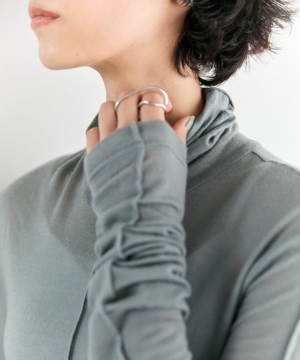 #Newans 【ストレッチ】【カシミヤ混】カシミヤシルクジャージー 