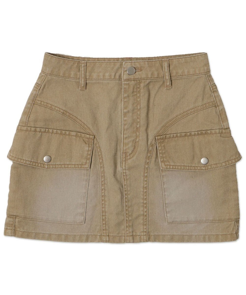 WEGO ヴィンテージウォッシュカーゴミニスカート 