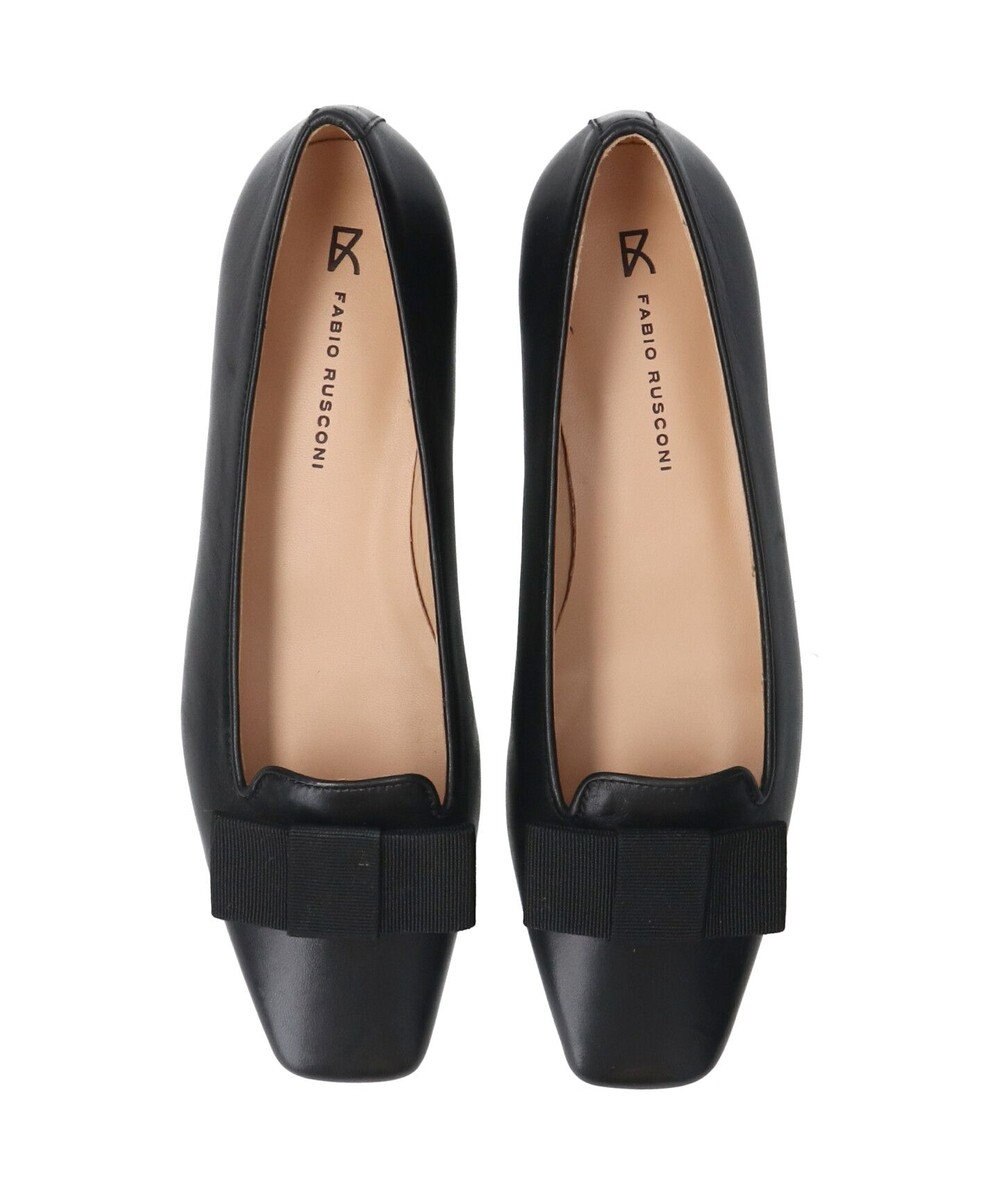 INTER-CHAUSSURES 【FABIO RUSCONI】スクエアトウオペラパンプス 