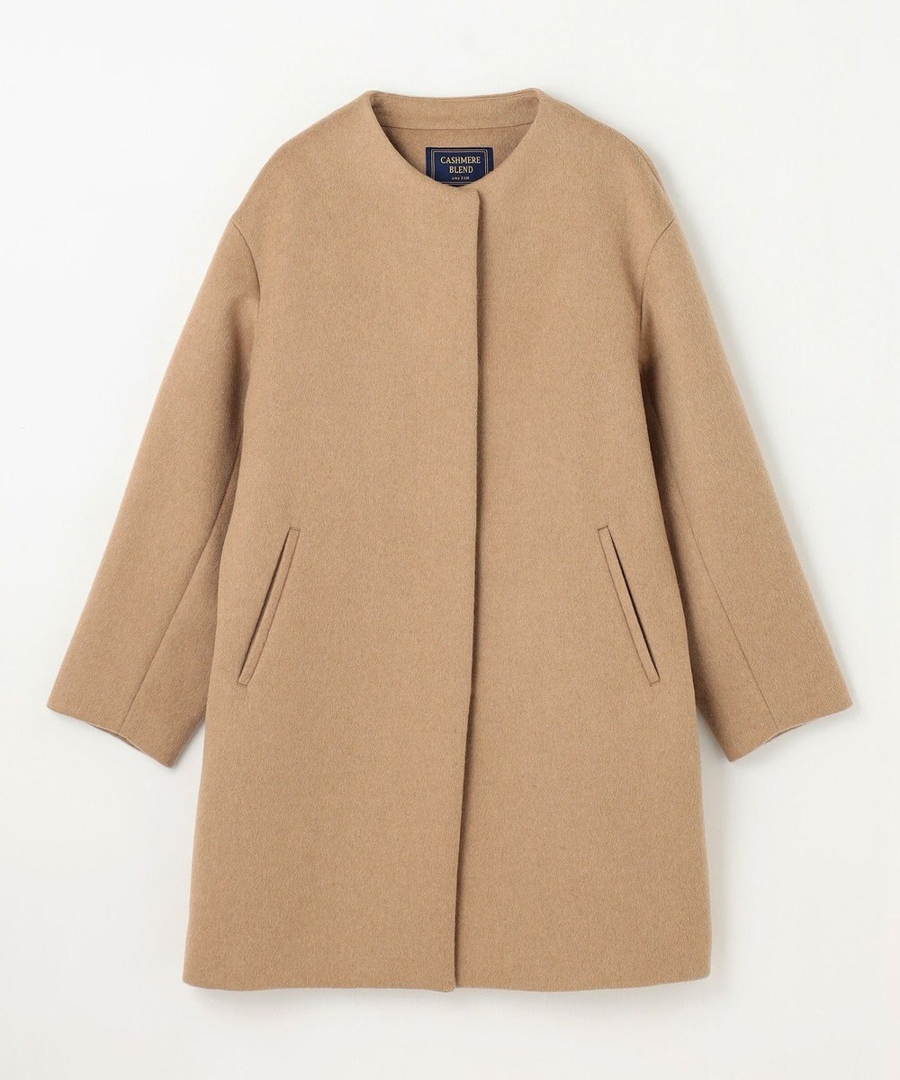 ANY 【防風裏地】カシミヤブレンドコート 