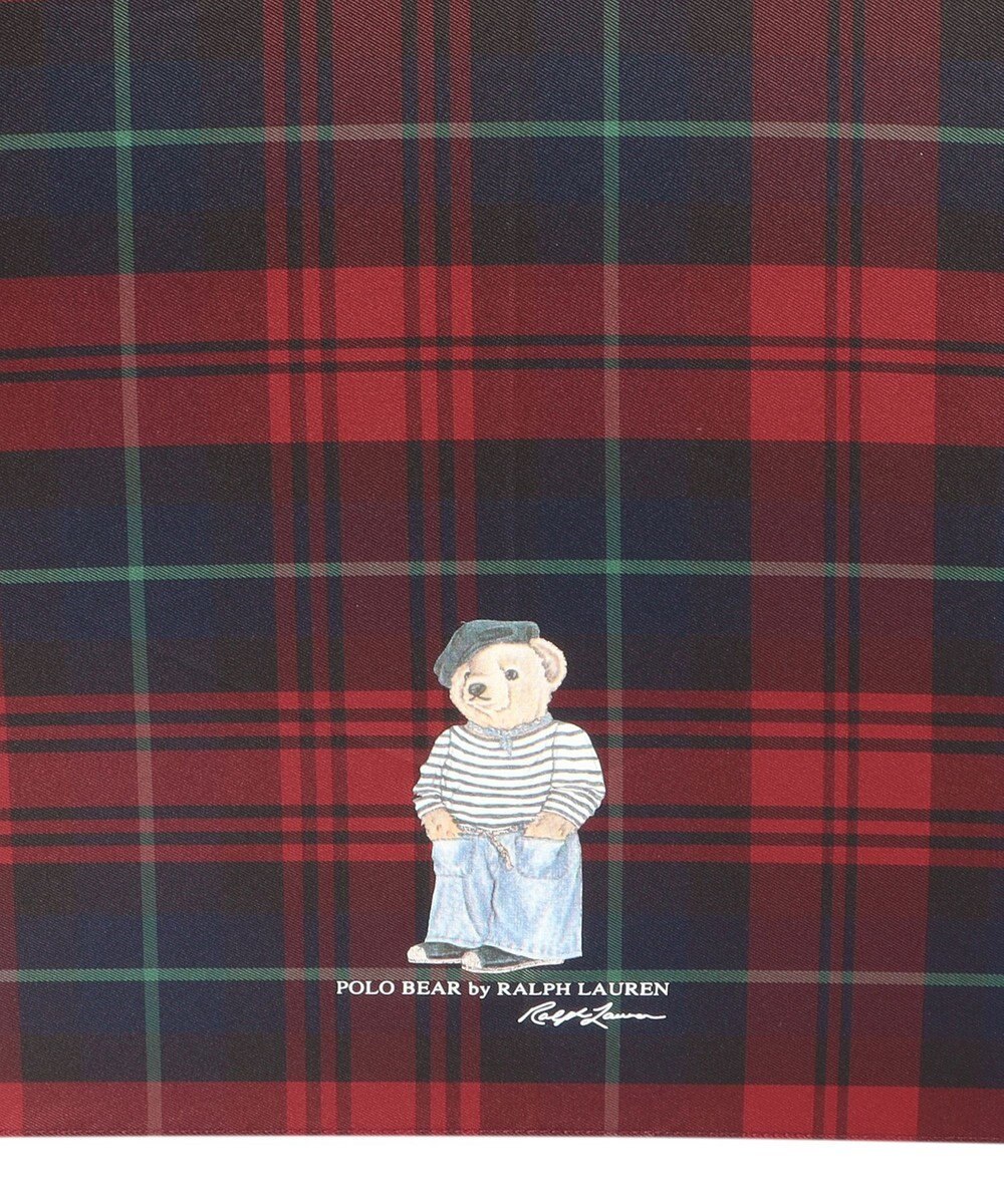 MOONBAT POLO RALPH LAURE(ポロ ラルフローレン) 折りたたみ傘 チェック ポロベア ワンポイント 