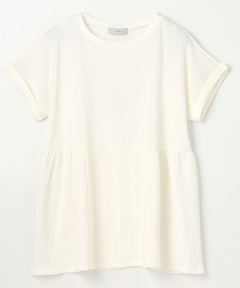 ANY L フクレジャージチュニック 