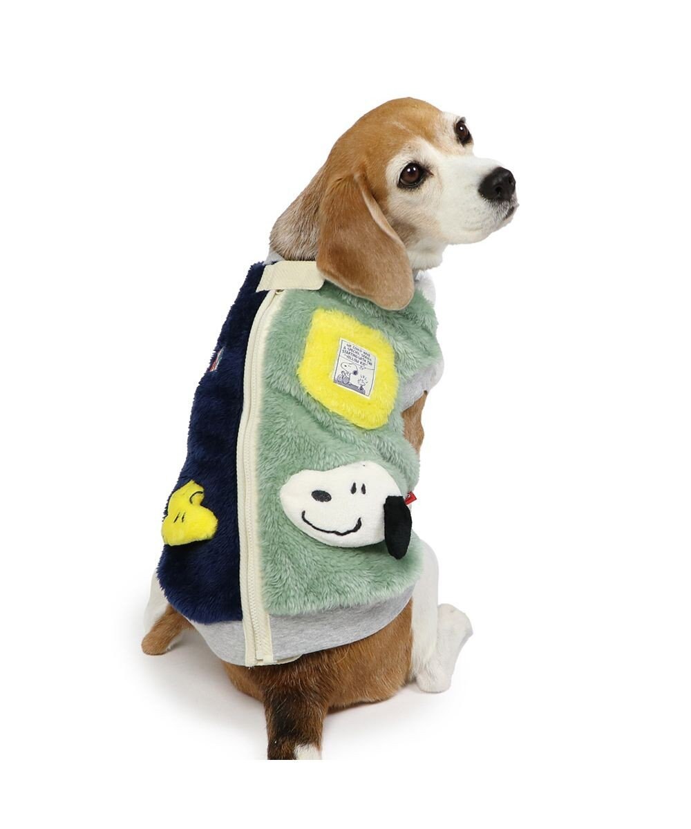 PET PARADISE スヌーピー 背中開きジップ ベスト 《マスコット》 小型犬 