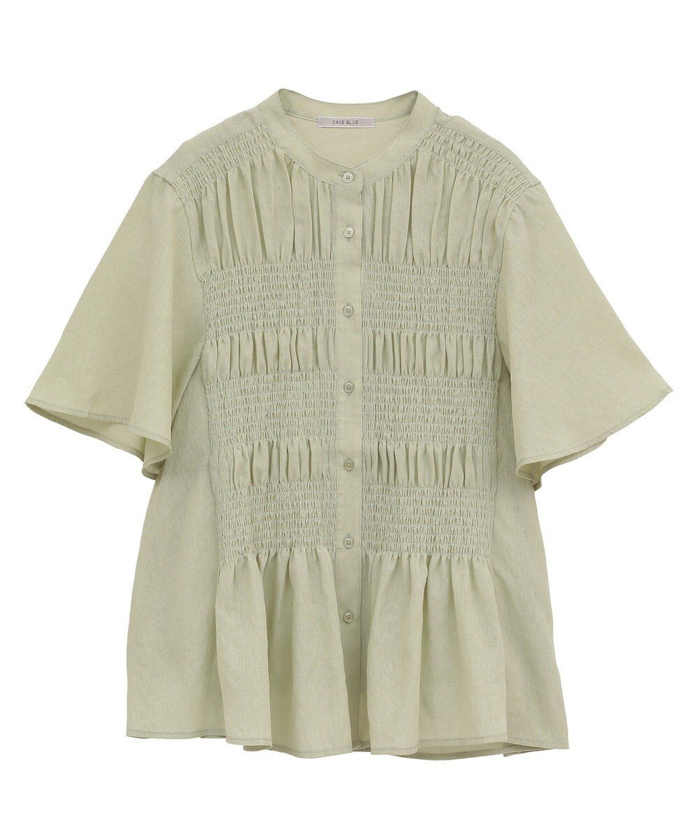 Green Parks ＳＥＴ２点マジョリカシャーリングブラウス＋タンク 