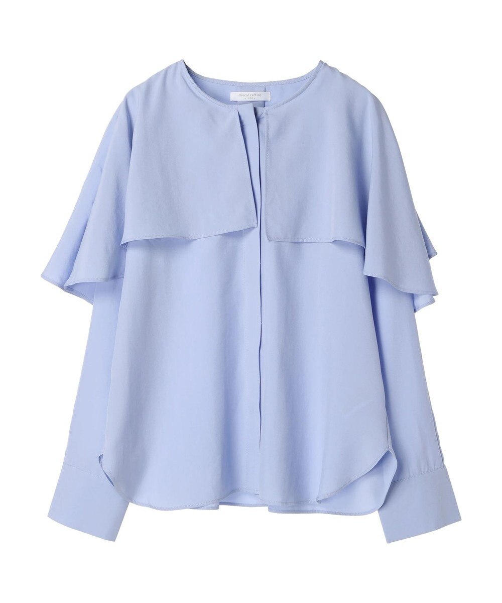 Green Parks ケープ風ブラウス 
