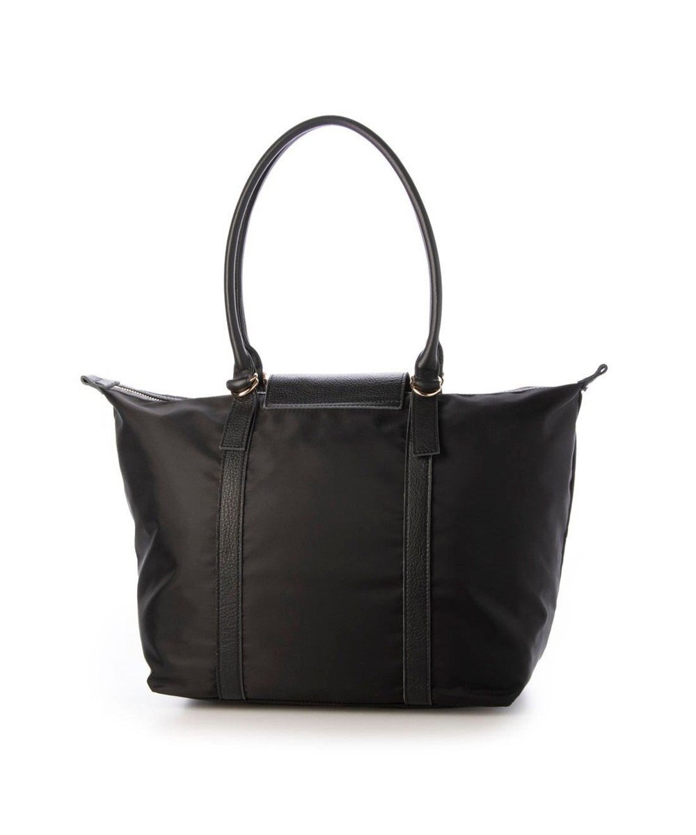 UNBILLION ペルケ perche / ナイロン×牛革かぶせジェムストーントートバッグ 