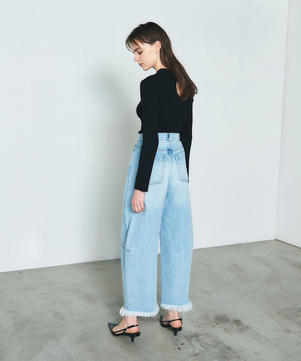 GRACE CONTINENTAL リブニットトップ 