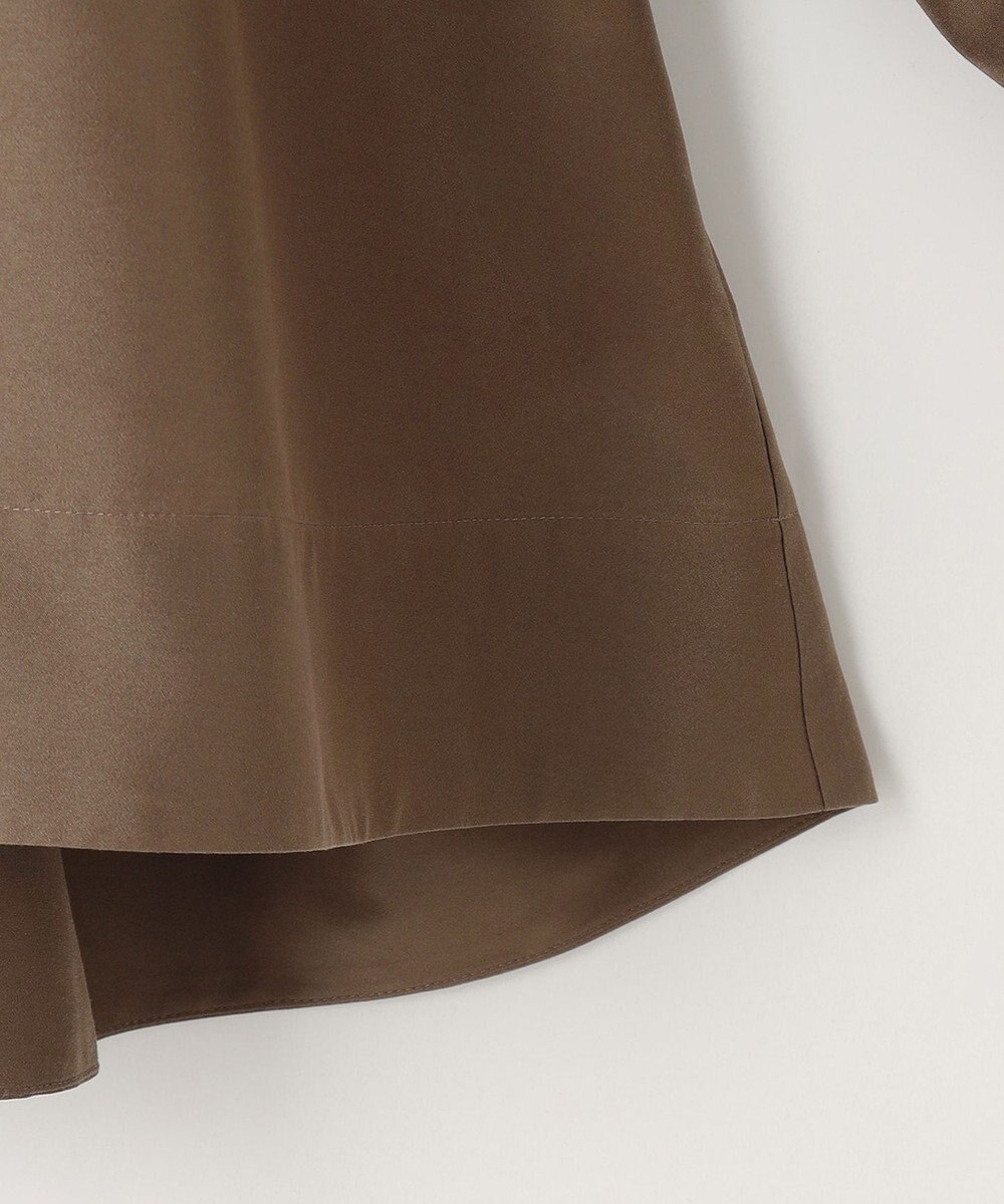 組曲 S 【洗える・涼感】シアーボイルギャザー ブラウス 