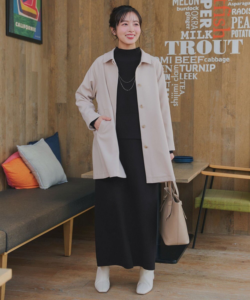 Tiaclasse 【2点セット】ニットトップス＋スカートセットアップ 