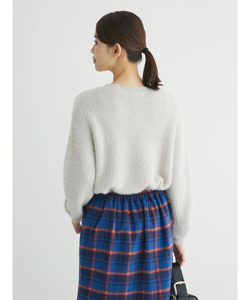 Green Parks シャギーチェックスカート 