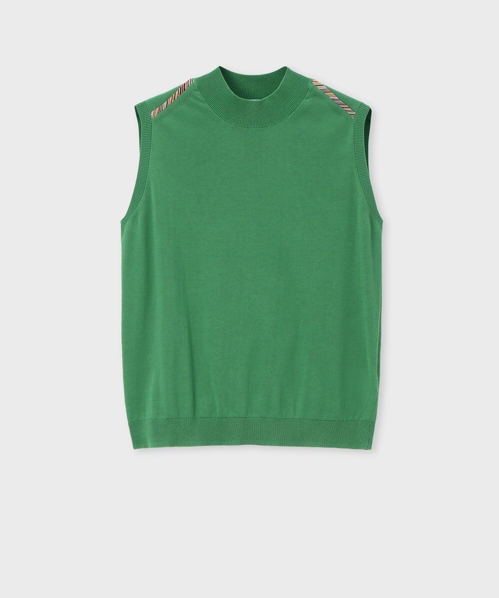 Paul Smith パイピングストライプ ノースリーブ ニット 