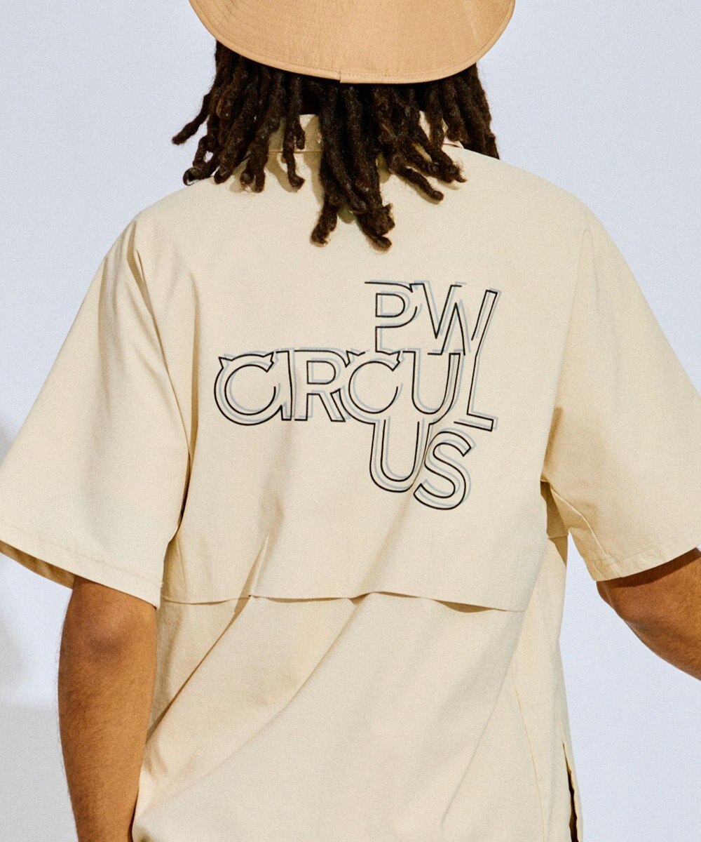 PW CIRCULUS 【撥水加工/ ストレッチ】【MEN】ハーフジップシャツ ゴルフ 
