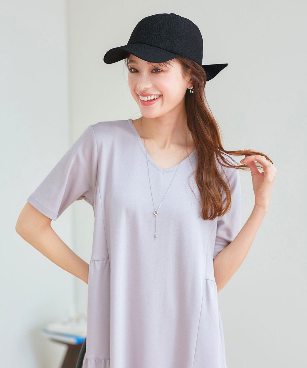 Tiaclasse 【安田美沙子さん/小倉優子さん着用】ジャガードリボンキャップ/リボンキャップ 