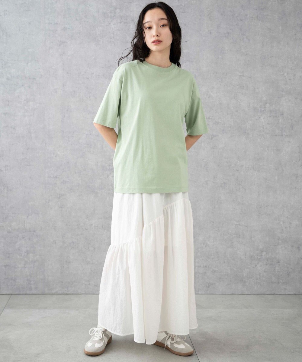 WEGO 【ユニセックス着用ITEM/綿100%/XSSMLサイズ展開】リラックスフィットコットンT 