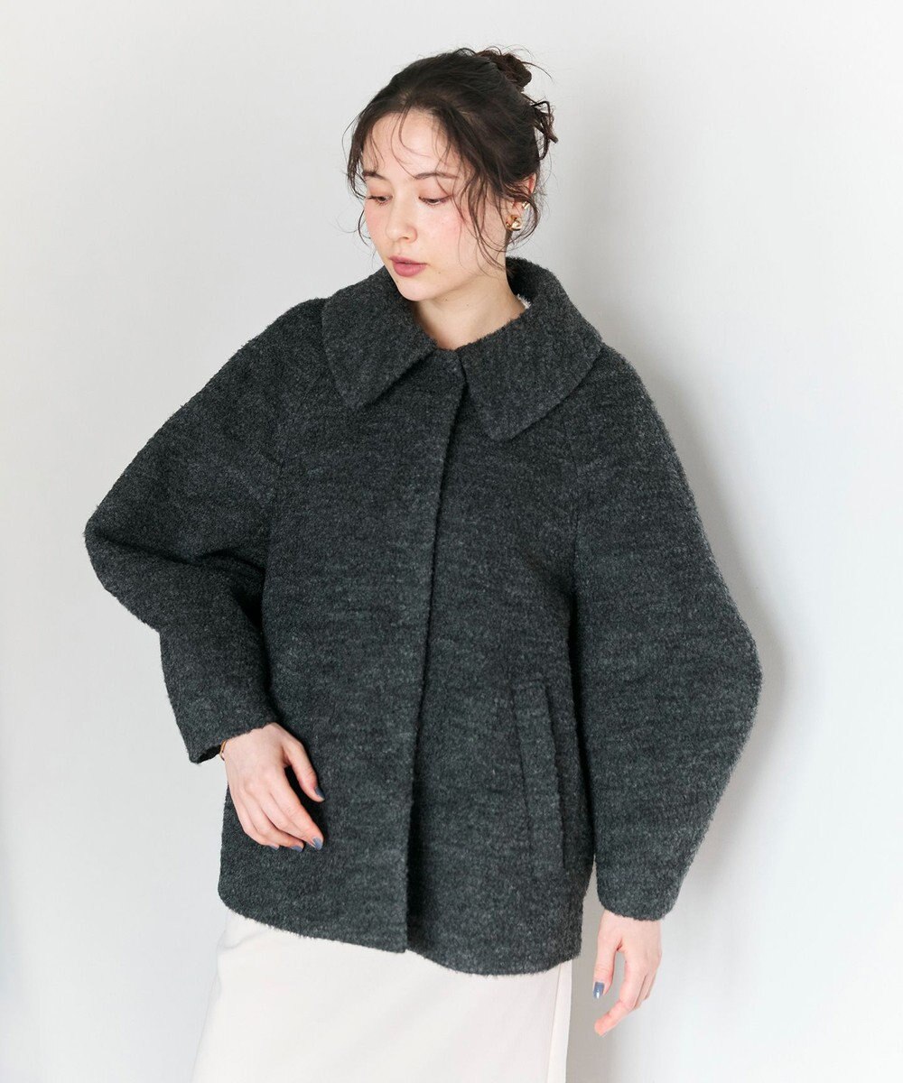 #Newans 【昨年即完売コート新色追加！】プードルコクーンコート 