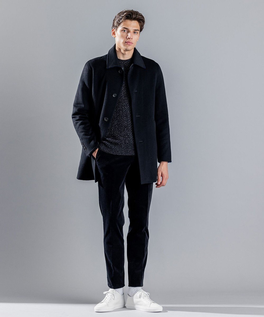 JOSEPH HOMME DOUBLE FACE CASHMERE BALMACHAN COAT 