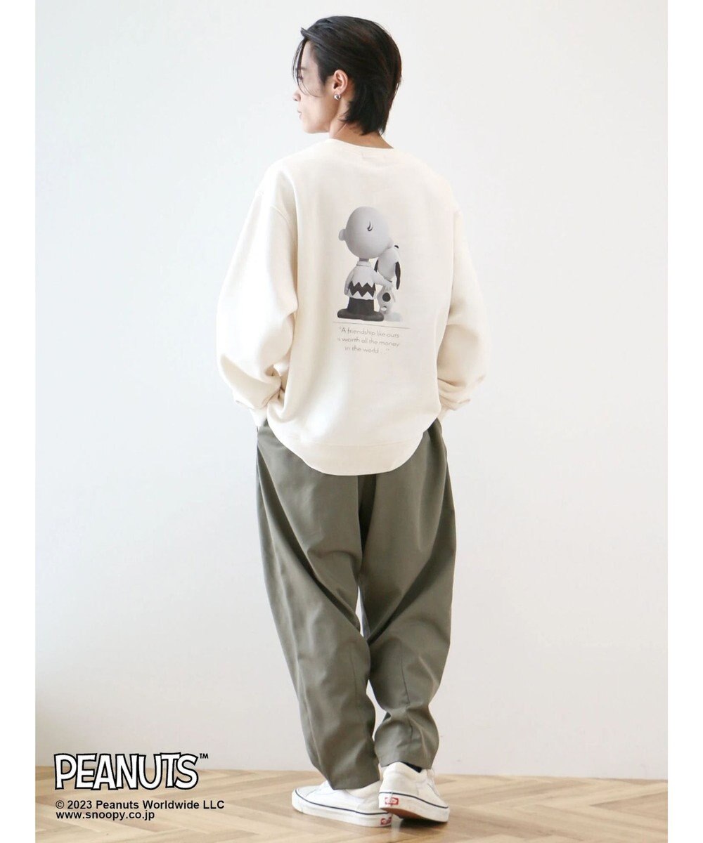 CRAFT STANDARD BOUTIQUE ＰＥＡＮＵＴＳ裏起毛スウェットクルー 