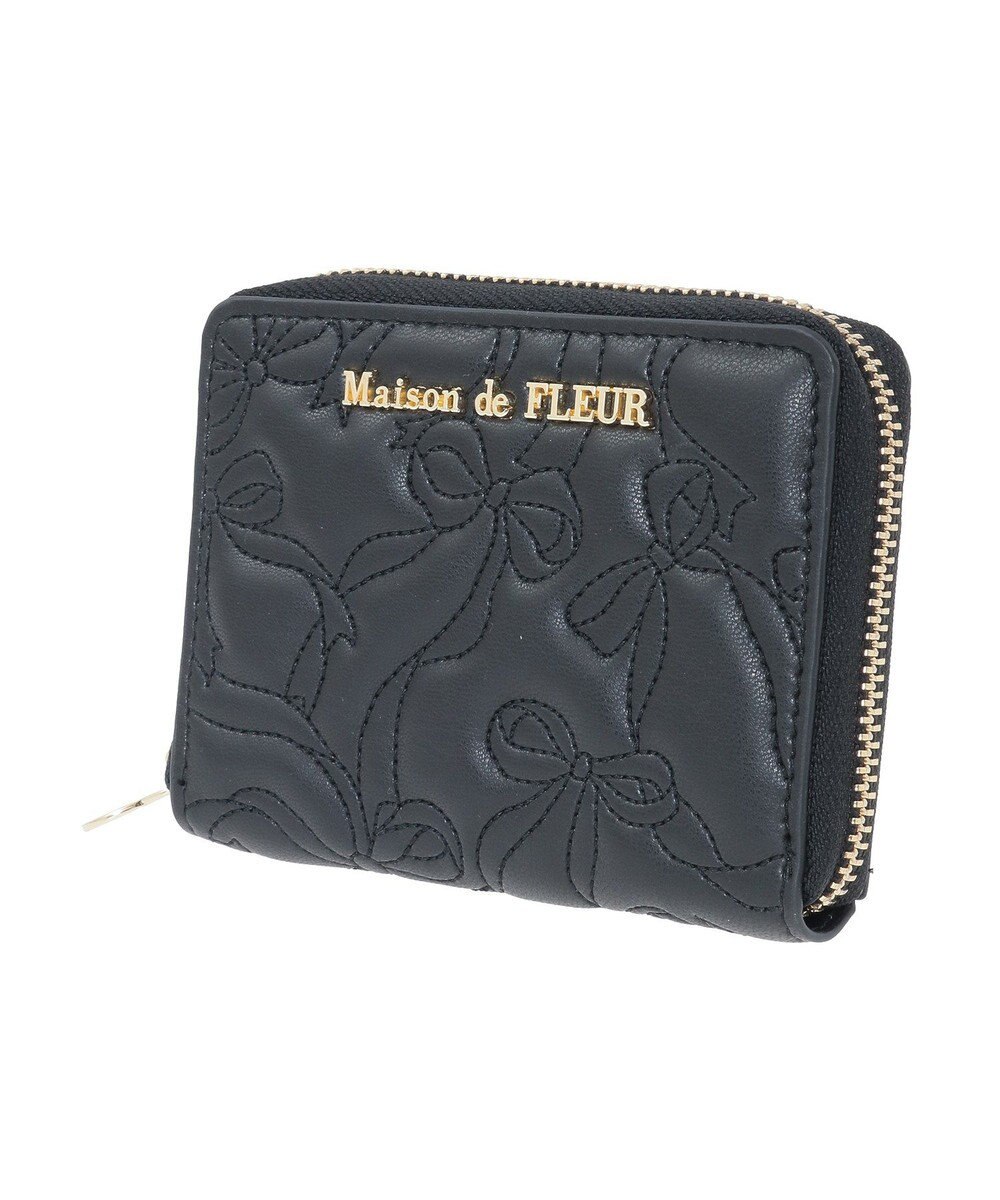 Maison de FLEUR リボンキルティングフラグメントケース 