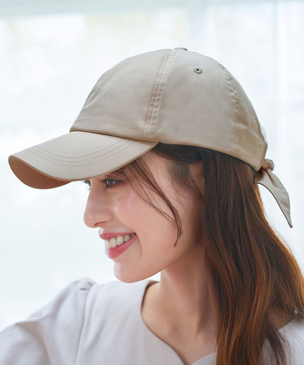 Tiaclasse 【安田美沙子さん/小倉優子さん着用】ジャガードリボンキャップ/リボンキャップ 