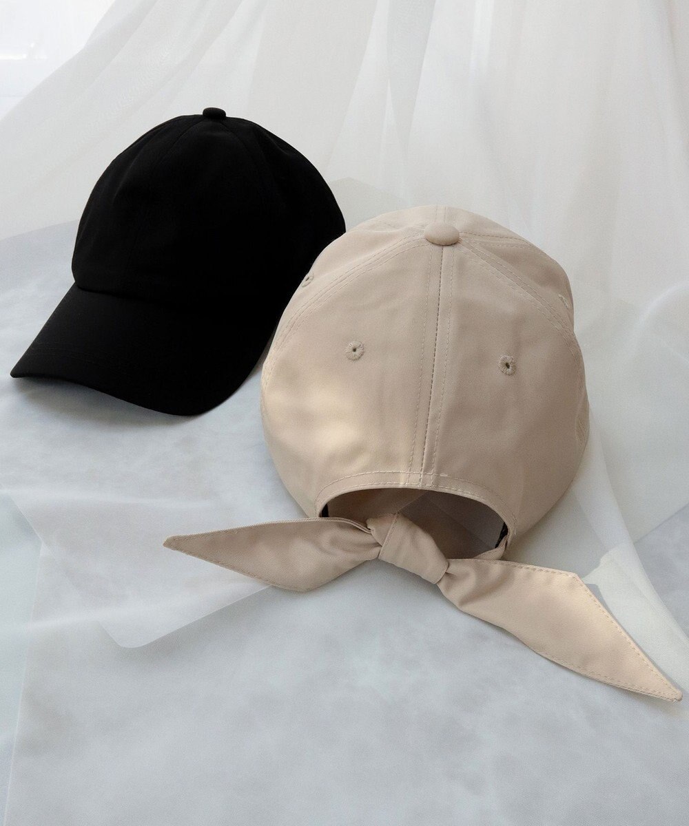 Tiaclasse 【安田美沙子さん/小倉優子さん着用】ジャガードリボンキャップ/リボンキャップ 