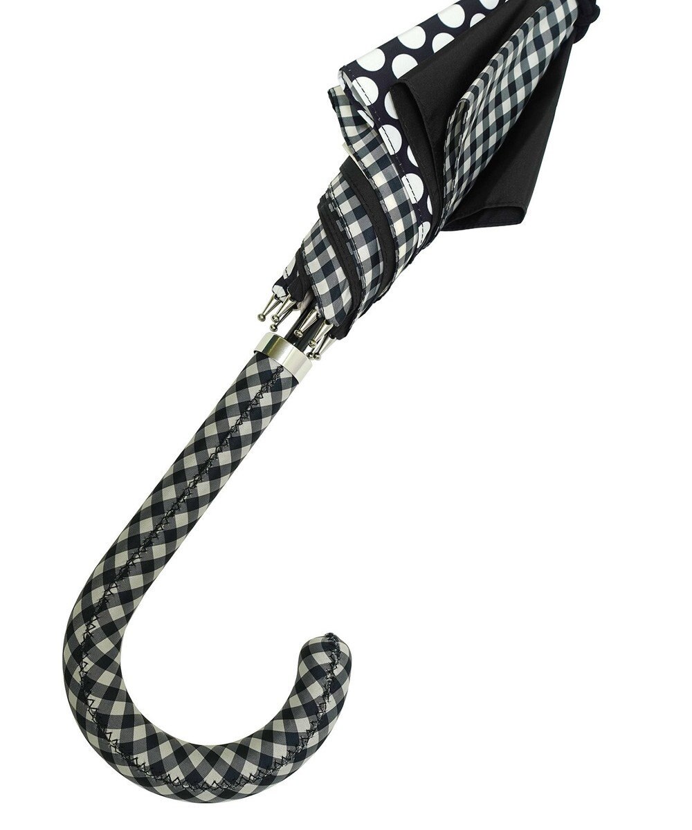 +RING レディース向け プラスリング 長傘60cm BLK/GNG T1290 