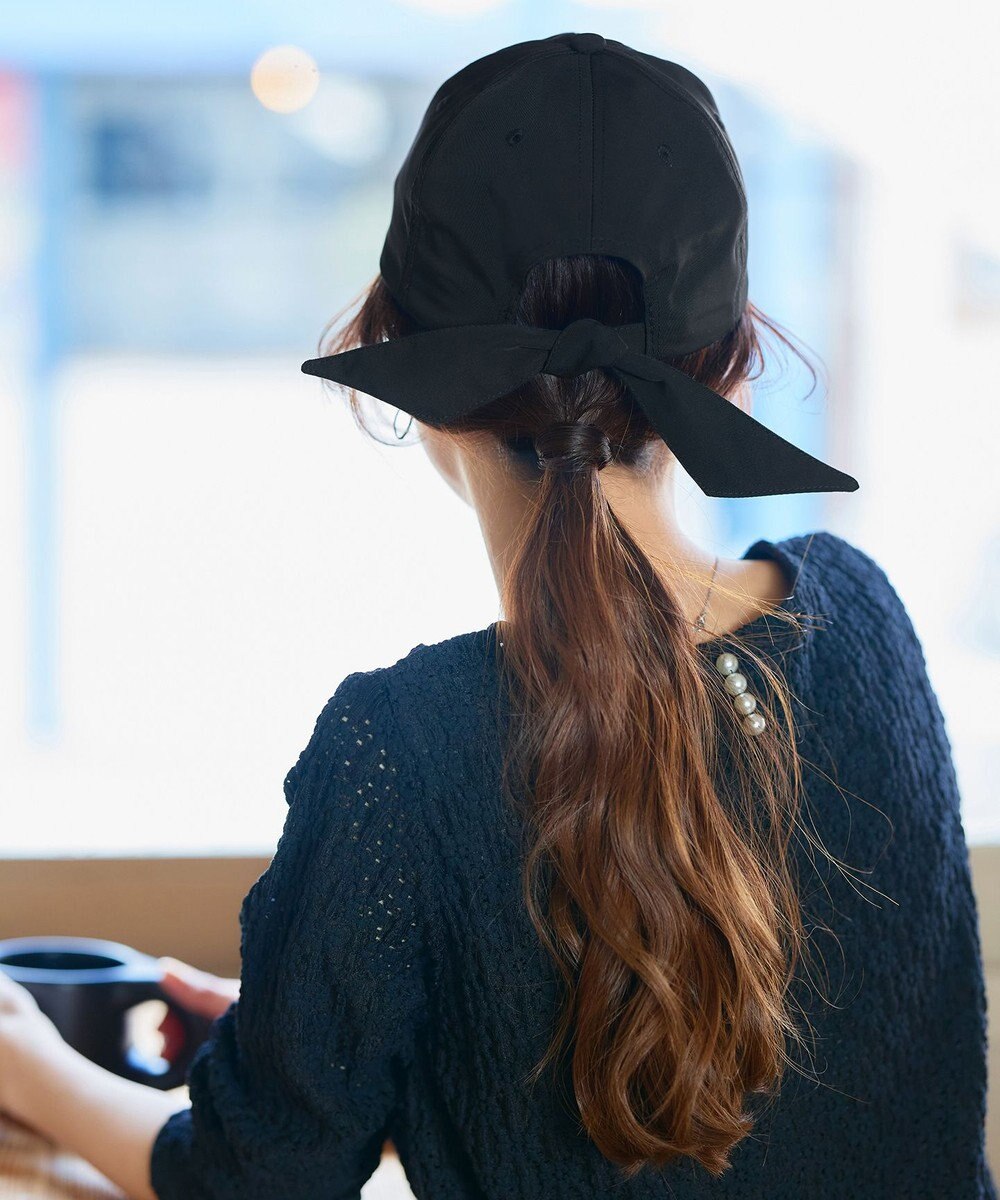 Tiaclasse 【安田美沙子さん/小倉優子さん着用】ジャガードリボンキャップ/リボンキャップ 