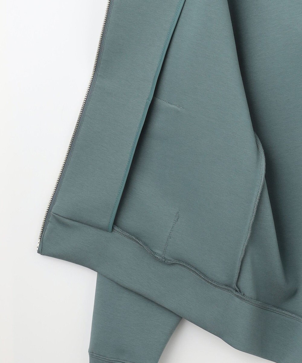 J.PRESS LADIES L ダンボール ジップアップ パーカー 