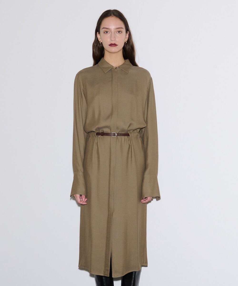 JOSEPH ビスコースツイル　シャツドレス 