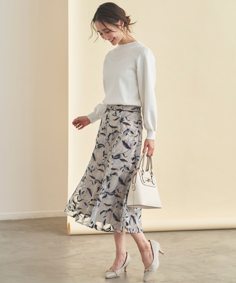 ANY SIS L 【洗える】チョコレートカラー ニット 