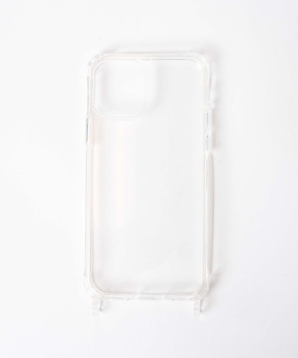 WEGO ストラップホール付きクリアiphoneケース 